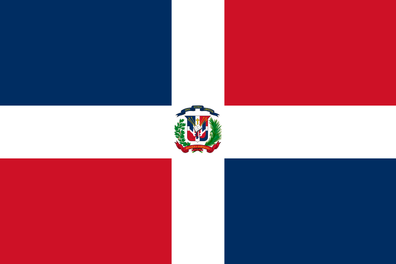 Dominican Republic Flagge